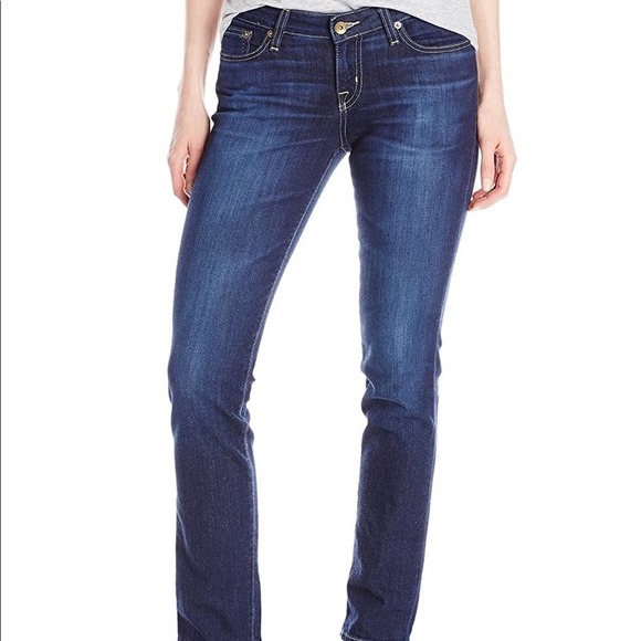 Big Star Denim - Big Star Brigette slim straight dark wash jeans